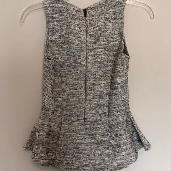 Topshop Sleeveless Peplum Top - Picture 2 of 4